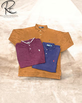 Polo 3 Button T-Shirts 10 Pcs (RT-1648)