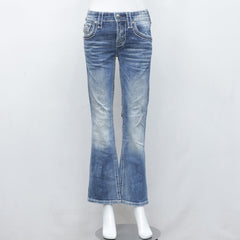Vintage Rock Revival Flared Pants - Wholesale