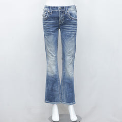 Vintage Rock Revival Flared Pants - Wholesale
