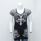 Y2K Stylish Baby Tees Gothic Skull - Wholesale