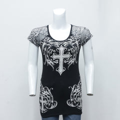 Y2K Stylish Baby Tees Gothic Skull - Wholesale