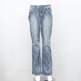 Y2K Classy Mix Denim Jeans - Wholesale