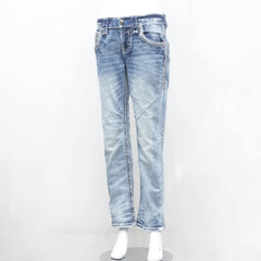 Trendy Rock Revival Men's Jeans - Wholesale