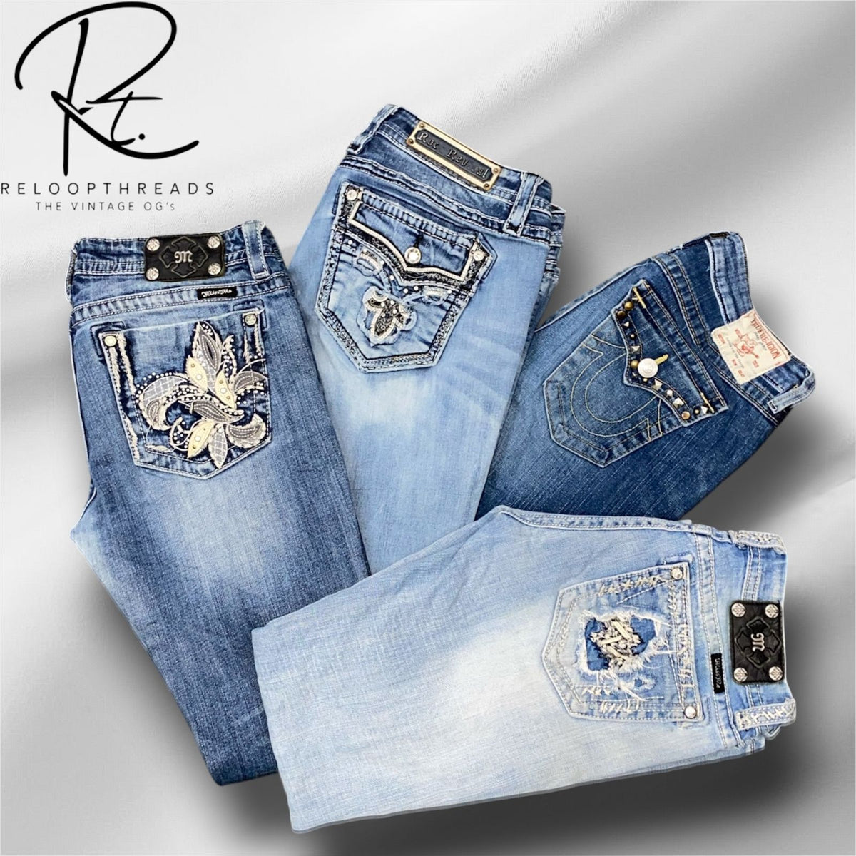 RT1521 Mix Brand Bootcut Jeans (10 pcs)