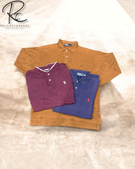 Polo 3 Button T-Shirts 10 Pcs (RT-1648)