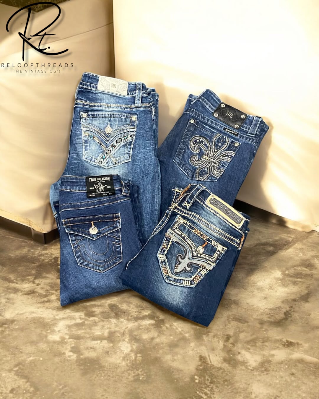 Mix Brand BootCut Jeans 15 Pcs (RT-1653)