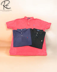 Polo 3 Button T-Shirt 9 Pcs (RT-1654)