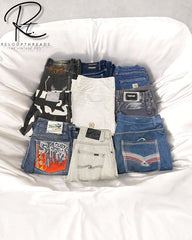 Mix Brand Hip Hop Jeans 30 Pcs (RT-1664)