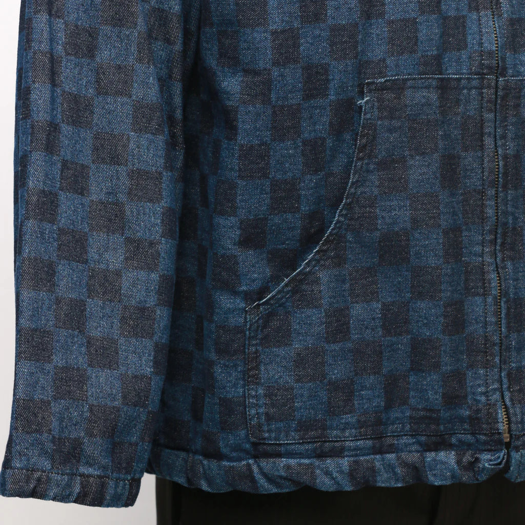 Reworked Olive Carhartt Checker Print Jacket for Men - Wholesale