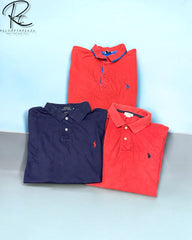 Polo 3 Button T-Shirts 10 Pcs (RT-1652)