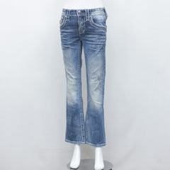 Vintage Rock Revival Flared Pants - Wholesale