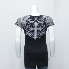 Y2K Stylish Baby Tees Gothic Skull - Wholesale